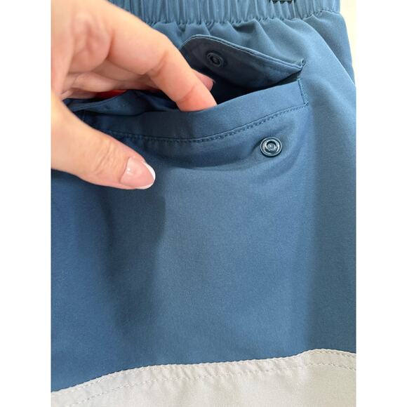 Duluth Swim Trunks Mens Size M Pier Genius UPF 50 Sun Protection Drawstring Pool - Picture 4 of 10